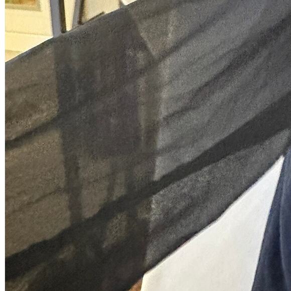 Cato Layered Button Down Shirt Sz 22/24 Split Back Chiffon Overlay Office Siren - Picture 11 of 16